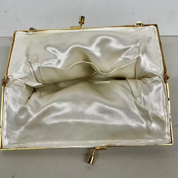 Beautiful Vintage Beaded Purse Hand Made In France 1960's - Picture 5 of 9